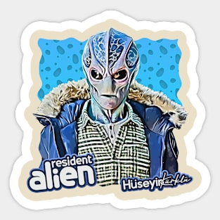 im not alien Sticker